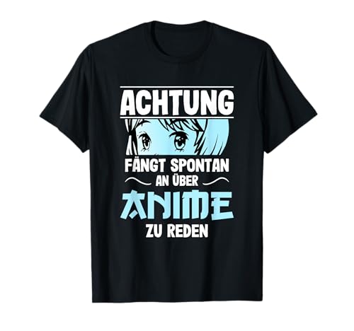 Divertente motivo anime Kawaii Anime ragazza Otaku Merch Maglietta