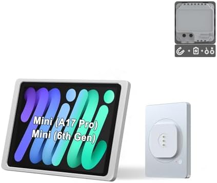 Magnetic Wall Mount with A6 Charging Case, Fits iPad 8.3 in