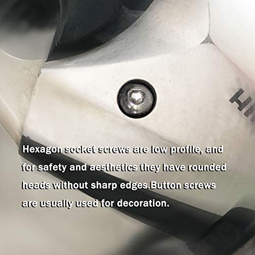 Fullerkreg 20Pcs M8-1.25 X 20Mm Button Head Socket Cap Screws, Stainless Steel 18-8 thumb #5