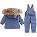Mokitoni Toddler Boys Ski Snow Pant And Jacket Bib Winter Kids Snowsuit Baby Clothes Coat