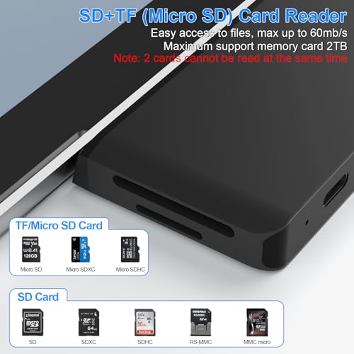 Surface Pro 9 Hub Docking Station with 4K HDMI, Thunerbolt 4(8K Video+40Gbps+100W Power), 100M Ethernet, USB3.0, SD TF Card Slot, 3.5mm Audio, Triple Display for Surface Pro 9/Pro X Accessories - Image 6