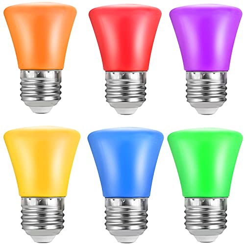 Kqhben Pack-25 2W Led Colored Light Bulb S14 Colored Led String Light Bulbs For Wedding Halloween Christmas Party Bar Mood Ambiance Decor #TOP7