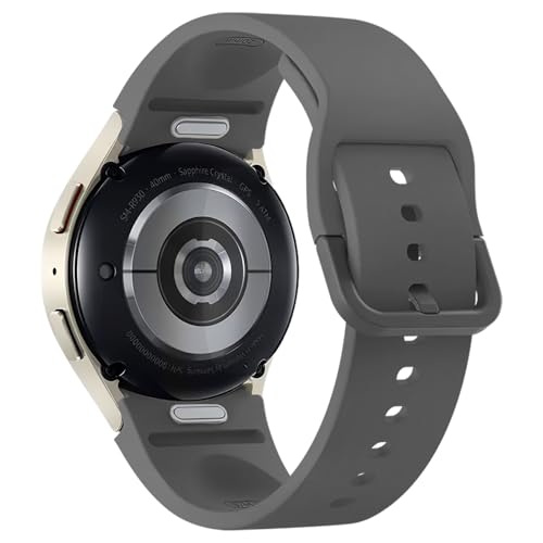 AOKOEE One-Click Bands Compatible with Samsung Galaxy Watch 6 Band 44mm 44mm, Galaxy Watch 6 Classic 43mm 47mm, No Gap Soft Silicone Sport Replacement Strap for Galaxy Watch 6 Band Women Men