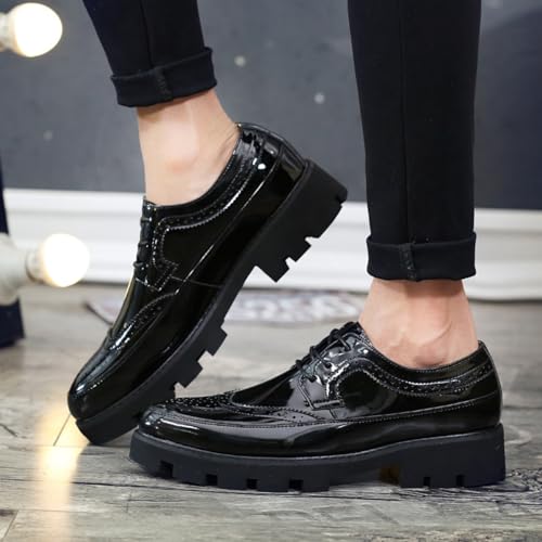 Mens Oxford Shoes Tuxedo Loafers Suitable for Business Church and Wedding Occasions3