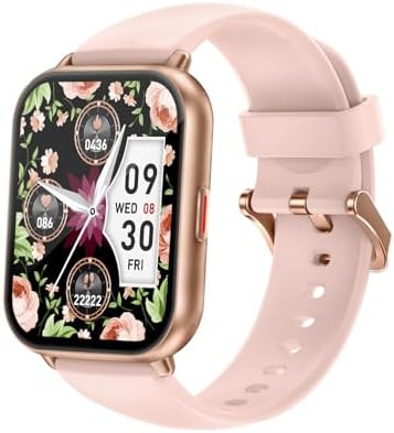 スマートウォッチ iPhone/Android対応 Bluetooth 通話機能付き 1.85インチ 大画面 腕時計 歩数計 Sm...