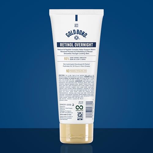 Gold Bond Age Renew Retinol Overnight Body &…