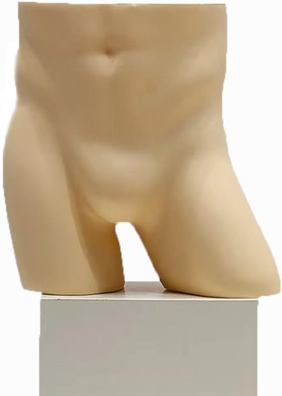 1 Model Female and Male Human Body Swimming Costume Special Inner Clothing Swimming Inner Clothing Exhibition H White (White UB)