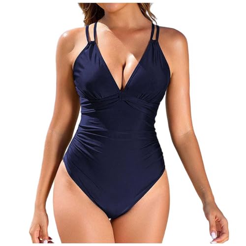 Maillot de bain une pièce femme dos nu noir pour plage et vacances d'été