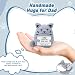 atimier Funny Crochet Gifts for Dad - Cute Cat Decor, Ideal for Birthday, Father's Day, Christmas, Valentine's Day & Easter, Paw - Some Pun to Show Love(Dad Gift)