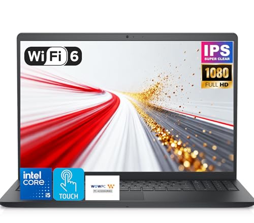 Image of Dell Inspiron Touchscreen Laptop | 2026 Edition | Intel 10-Core i5-1334U (Beat i7-1250U) | 15.6 inch FHD Anti-Glare | 512GB SSD | 16GB RAM | Windows 11 with MS 365 for Web | for Work & Study