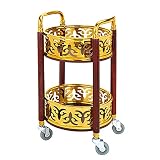 【Fácil Montaje】 -Este Carrito Es Fácil de Montar, Lo Que Permite un Montaje Súper Fácil sin Herramientas Y Tomó Solo Unos Minutos. la Superficie Lisa También Hace Que Sea Fácil de Limpiar.