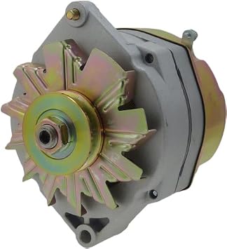 New SAEJ1171 Marine Certified Alternator 12V 1 Wire w/Screens compatible with Mercruiser Model 110 120 140 150 160 200 225 228 233 250 270 2.5L 3.0L 3.2L 3.8L 4.1L 4.9L 5.0L 5.4L 5.7L 56045 59755