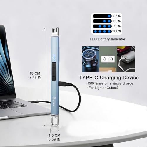 Encendedor eléctrico SUPRUS recargable USB a prueba de viento miniatura 7