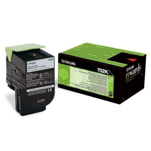 Toner laser Lexmark 70C20K0 noir capacité 1000 pages compatible imprimante CS 310 410 510