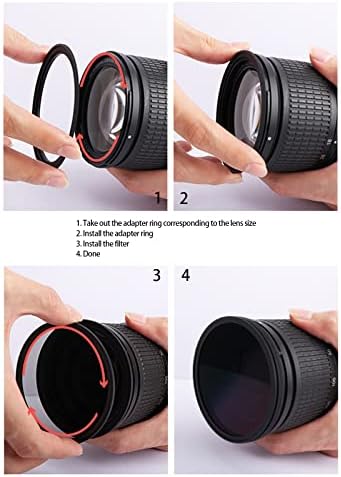 77mm to 95mm Step Up Ring Filter Adapter Applicable to