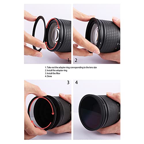82mm to 67mm Step-Down Rings Filter Adapter for All Brands UV ND CPL Metal Step-Down Rings Adapter Filter by BETUYESS - Image 4