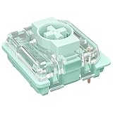 Gateron KS-33 Low Profile 2.0 Jade Tactile Keyboard Switches,Light Green 3-Pin 65gf RGB LED Factory Pre-lubed for MX Mechanical Keyboard(108Pcs)