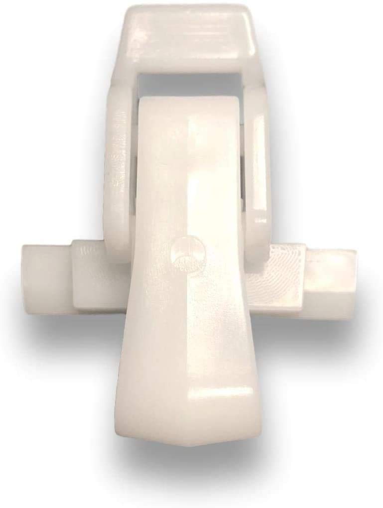KASTLITE White Plastic LCW Latches for Vaportight Light Covers, 25-Pack