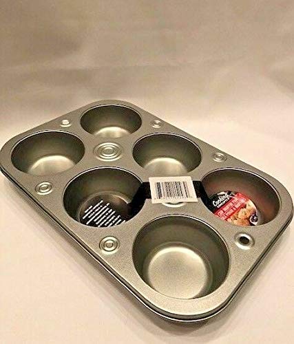 Cooking ConceptsToaster Oven 6-cup Size Metal Muffin / Cupcake Pan, 1 lb