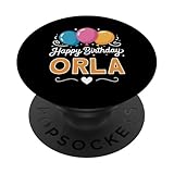 Feliz cumpleaños Orla PopSockets PopGrip Adhesivo