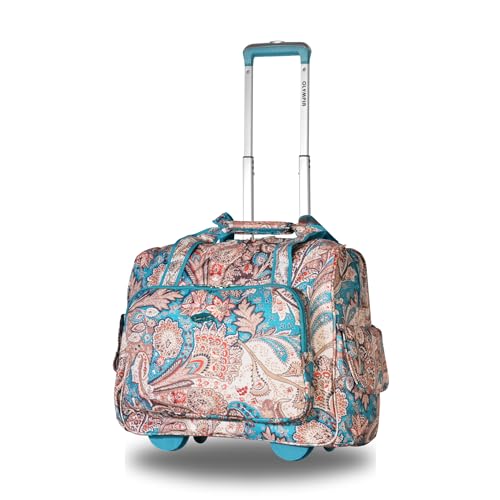 Valise de Nuit à roulettes Olympia Deluxe Fashion Cachemire Taille Unique