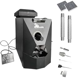 Electric Coffee Bean Roaster Machine, Smokeless Drum Roasting, for Home&Commercial Automatic Baking