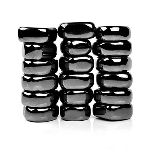 Magnets Blocks Fidget Toys Fidget Cube Hematite Strong Magnetic Blocks Balls Polished Gadget Autism Stress Reducer Toys For Kids Adults, Refrigerator Neat Gift -Creativity, Imagination (18PCS)