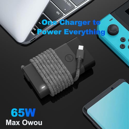 GDTOWD 65W USB C Laptop Charger Compatible with HP Spectre X360 EliteBook Envy X360 Chrombook ProBook Pavilion Zbook Omnibook Elite x2 Fast Charging New Slim Type C Travel AC Adapter Power Cord by GDTOWD - Image 6
