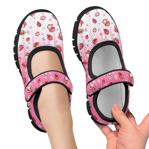 Forchrinse St Patrick’s Day Print Girls Slip on Shoes for Toddler Girls Green Leaves Print Flats Shoes Causal Mary Jane Sneakers Lightweight for Kids 11-2.54