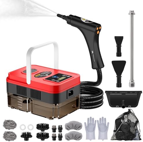 HK Handheld Steam Cleaner, Portable Steamer with Removable 1.2L T...