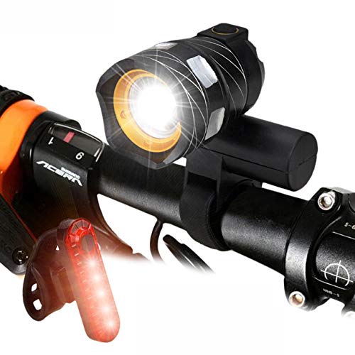 Lumière de vélos USB Lampe Rechargeable zoomables T6 LED vélo Avant la lumière de la Flamme 3 Modes vélo Phare