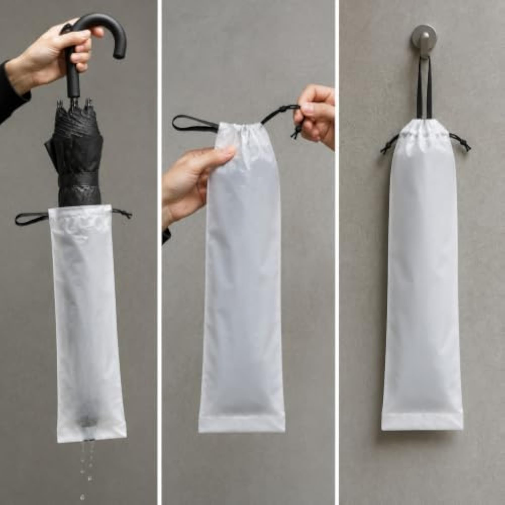 Waterproof Umbrella Storage Bag with Drawstring