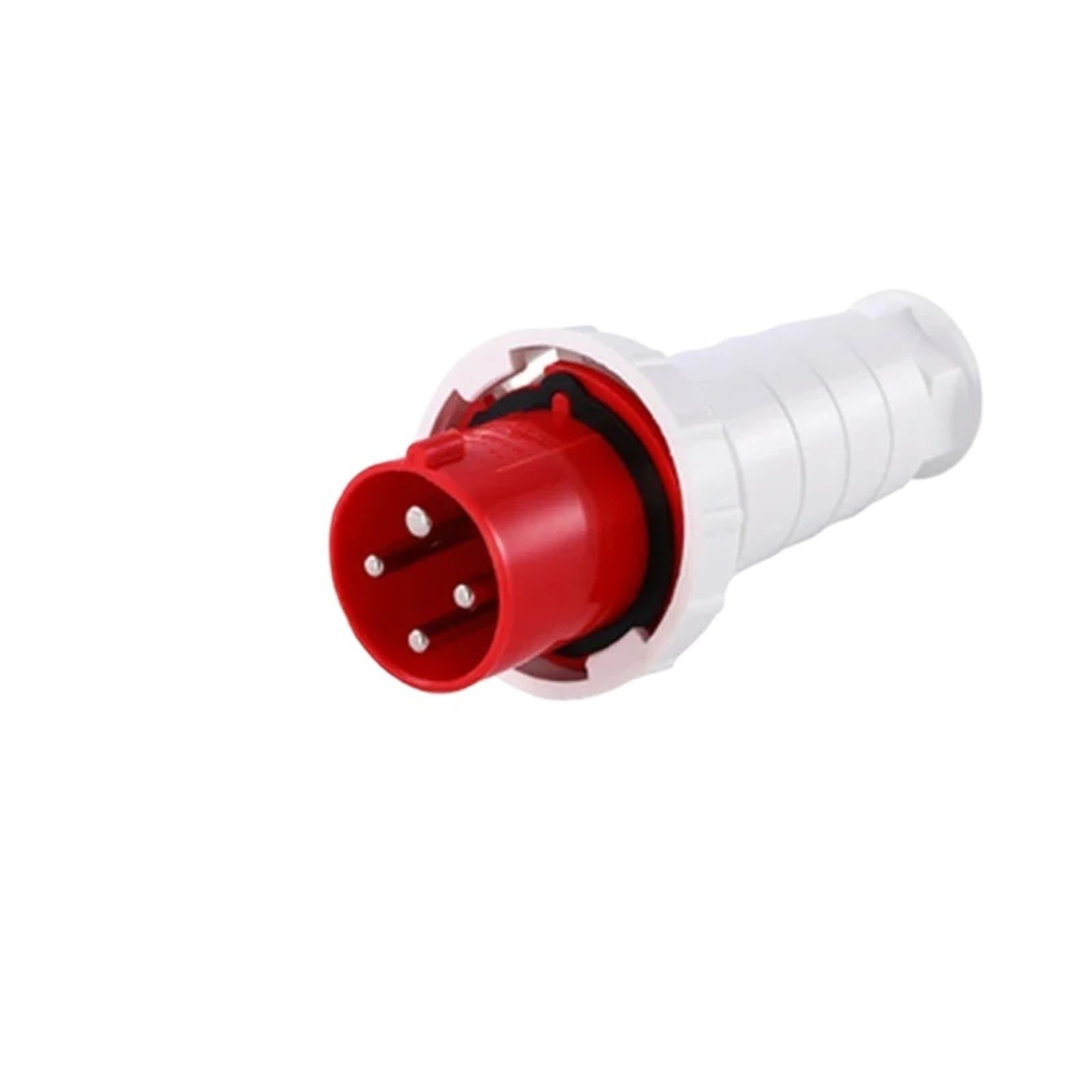 Conector industrial macho de 4 pines y 125A para redes trifásicas de 380V