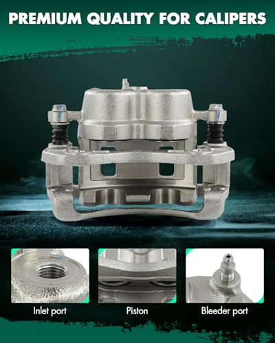 Image of SCITOO Front Brake Calipers With Bracket 19B2710 19B2711 Compatible For Hyundai For Santa Fe 2001-2006,For Hyundai For XG300 2001,For Hyundai For XG350 2002-2003
