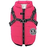 Poseca Waterproof Winter Coat for Small Dogs - Warm Vest Jacket with Harness for Small Medium Large Dogs - Image 1