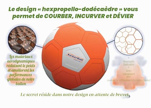 Kickerball Ballon de football à effet – vue 6