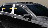 Made in USA! Works with 2008-2012 Honda Accord Sedan 6 PC Stainless Steel Chrome Pillar Post Trim