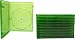 (10) XBOX ONE - Translucent Green - 12MM - Replacement Game Cases