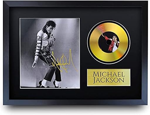 HWC Trading A3 P Michael Jackson Rey del Pop Retrato De Impresión con Un Disco De Oro En La Imagen MJ Regalos para Las Fans Music Memorabilia - A3 Enmarcada | Ya disponible en tu tienda friki favorita! En mundofriki.es! HWC Trading A3 P Michael Jackson Rey del Pop Retrato De Impresión con Un Disco De Oro En La Imagen MJ Regalos para Las Fans Music Memorabilia - A3 Enmarcada | Ya disponible en tu tienda friki favorita! En mundofriki.es!