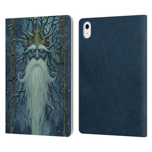 Coque iPad Air 11 2024 2025 étui cuir portefeuille Christos Karapanos Hiver