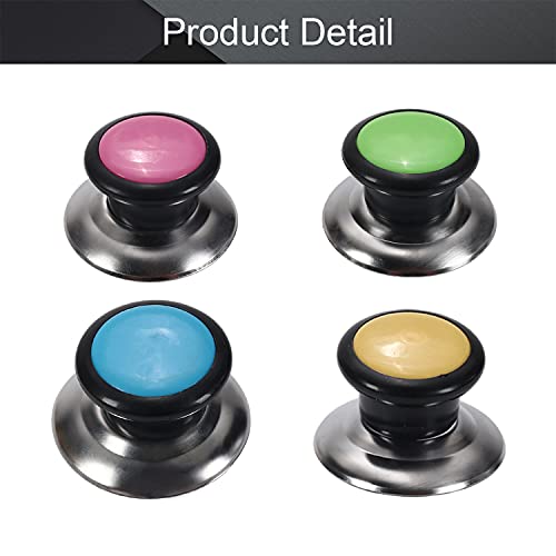 Mromax Universal Pot Lid Cover Knobs, Plastic Pot Lid Handle Replacement Knob For Kitchen Cookware 12Pcs #TOP3