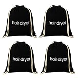 TSHD Bolsas para secador de pelo, negro)