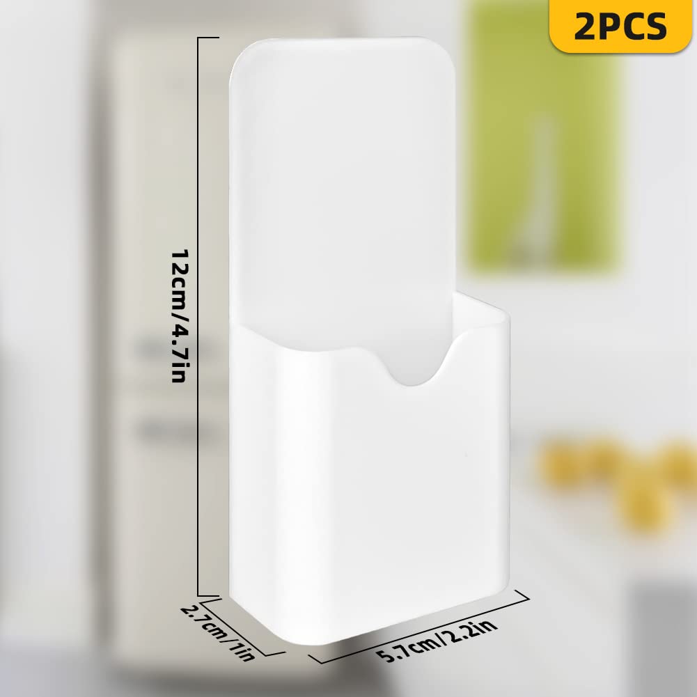 Lot De 2 Porte-Stylos Magnétiques Pour Tableau Blanc Ou Frigo – Rangement Malin Noir Pour Marqueurs Et Petits Objets