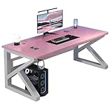 Utilisation polyvalente pour tous les espaces : Ce bureau moderne mesure 100 x 60 x 75 cm, ce qui le rend idéal pour les bureaux, les chambres, les salons et les espaces de travail. Que vous ayez besoin d'un bureau d'ordinateur, d'un bureau de jeu ou d'un secrétaire, il peut servir de poste de travail multifonctionnel pour optimiser les petits espaces.