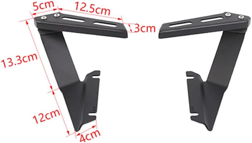 Light Mount Bracket for Dodge JCUV 2011-2020 Car Engine Hood LED Work Lamp Holder Stand Exterior Accessories (Left + Right)