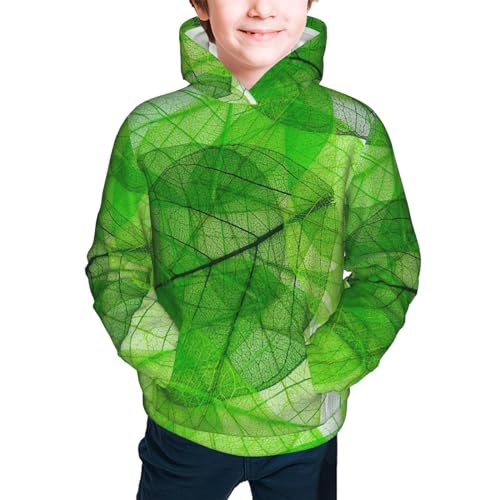 Tropical Plants Boy, Girls Sports Shirt Youth Pullover Fashion Hooded Sweatshirt