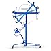 Drywall Lift Panel 16' Lift Drywall Panel Hoist Jack Lifter Jack Rolling Caster Wheel Sheetrock Drywall Lift Construction Tools for Ceiling - Blue
