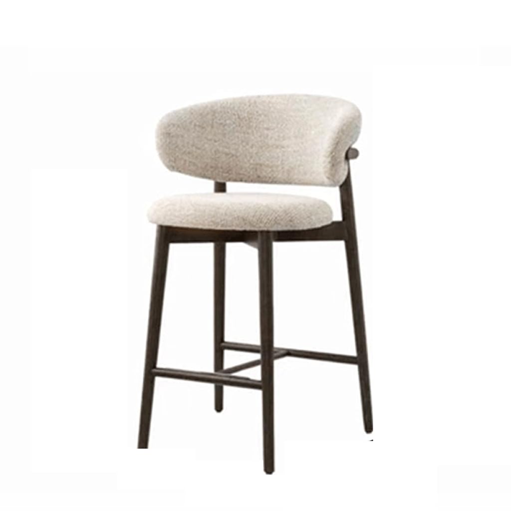 Taburetes de bar tapizados con asiento ergonómico acolchado de confort