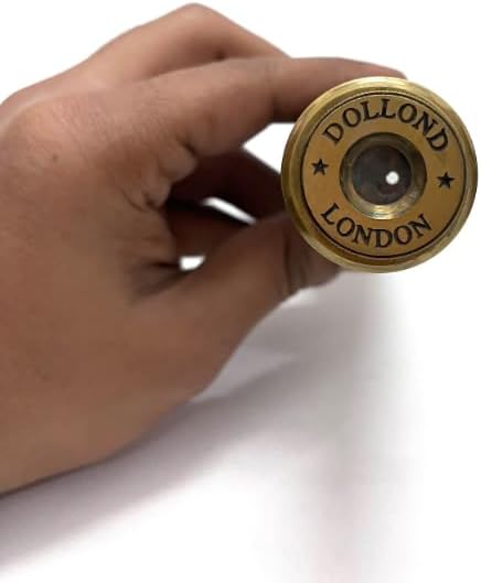 Antique Design DOLLOND London 1920 Engraved Marine Sailor Home Decor Handheld Brass Telescope with Box Maritime Gift Best Gift for him Gift for Aniversary Gift for Hallowen