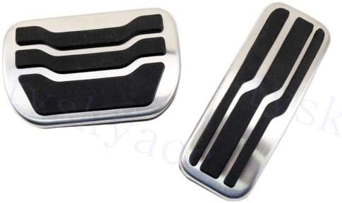 shanze No Drilling Clutch Pedal Accelerator Pedals Brake Pads for Ford Fusion Mondeo Mk4 2014-2016(A)